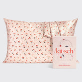 Satin Pillowcase in Cherry Print 4 Pack