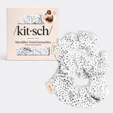 Micro Dot Microfiber Quick-Dry Towel Scrunchies 2pc Set