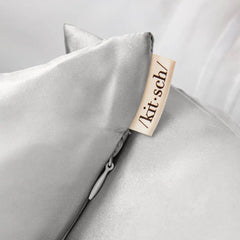 Satin Pillowcase in Silver 2 Pack - King