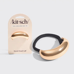 Gold Metal Cloud Cuff - Large