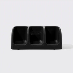 Black Self-Draining Soap Dish