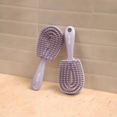 Soft Violet Detangling Flexi Brush - Mini