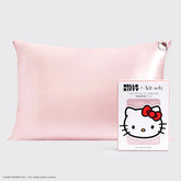 Kitsch x Hello Kitty Satin Pillowcase in Pink Hello Kitty Face