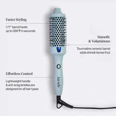 Haze Blue Volumizing Thermal Round Brush - Large