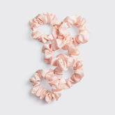 Satin Sleep Scrunchies - Blush