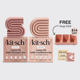 Nourishing Castor Oil Self Draining Terracotta Soap Dish Bundle