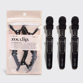 Black No-Slip Crocodile Clips 3pc Set