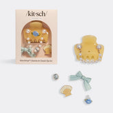 KitschPop™ Coastal Cottage Cloud Clip Set in Butter Yellow