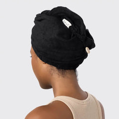 Microfiber Hair Towel - Black