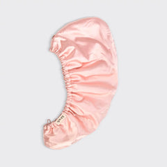 Blush Satin Wrapped Hair Towel