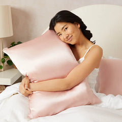 Satin Pillowcase in Blush