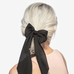 Crepe Scarf Scrunchies in Moss