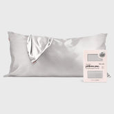 Satin Pillowcase in Silver 2 Pack - King