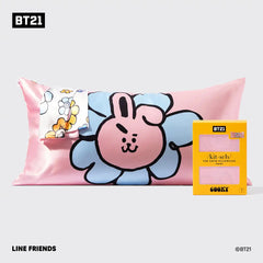 Kitsch x BT21 Satin Pillowcase in COOKY - King