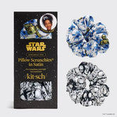 Star Wars™ & Kitsch Pillow Scrunchies® in Satin - R2-D2 & Stormtroopers