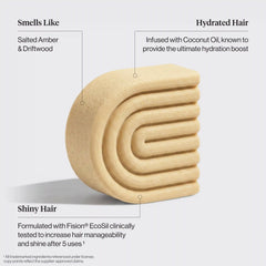 Coconut Oil Conditioner Bar for Dry Damaged Hair