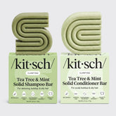 Tea Tree & Mint Clarifying Shampoo & Conditioner Bar Combo