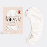 Organic Bamboo Hair Towel - White