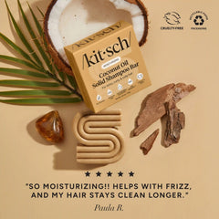 Coconut Oil Shampoo Bar for Dry Damaged Hair