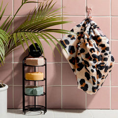 Microfiber Hair Towel - Leopard