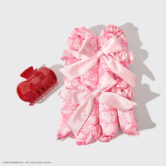 Hello Kitty x Kitsch XL Satin Heatless Styling & Bow Claw Clip 4pc Set