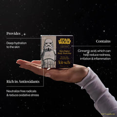 Star Wars™ & Kitsch Shea Butter Moisturizing Solid Body Wash - Stormtrooper Swirl
