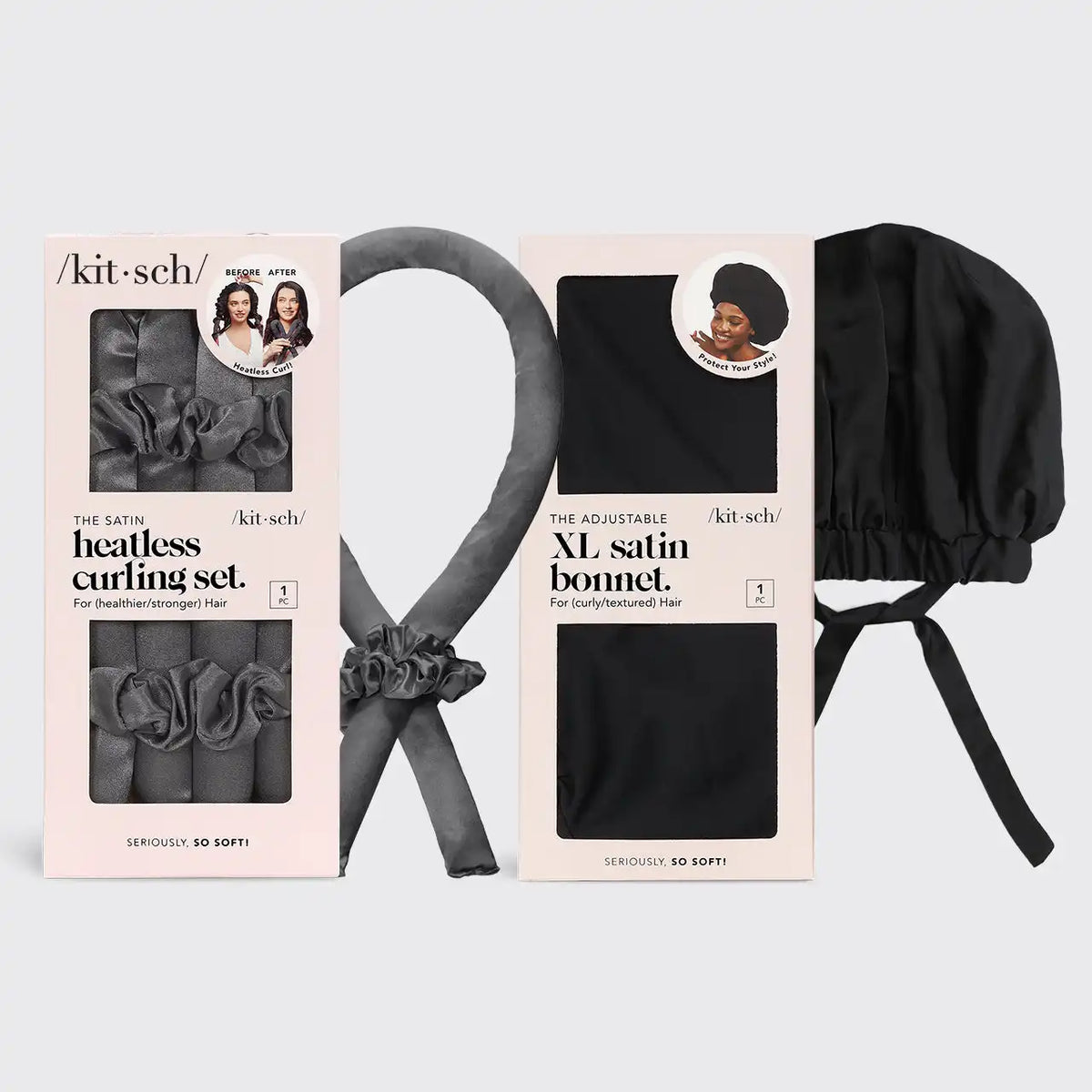 Charcoal + Black Nighttime Blowout Routine