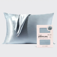 Satin Pillowcase in Haze Blue 4 Pack