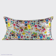 Lisa Frank x Kitsch Satin Pillowcase in The Fantastic World of Lisa Frank 2 Pack - King