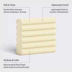 Rice Water Protein Restoring Face & Body Wash Bar