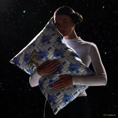 Star Wars™ & Kitsch Satin Pillowcase in R2-D2 & C-3PO 4 Pack