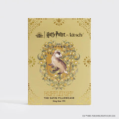 Kitsch x Harry Potter Satin Pillowcase in Huflepuff - King