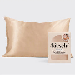 Satin Pillowcase in Champagne 2 Pack