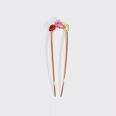 Gemstone French Hair Pin