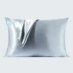 Satin Pillowcase in Haze Blue 4 Pack