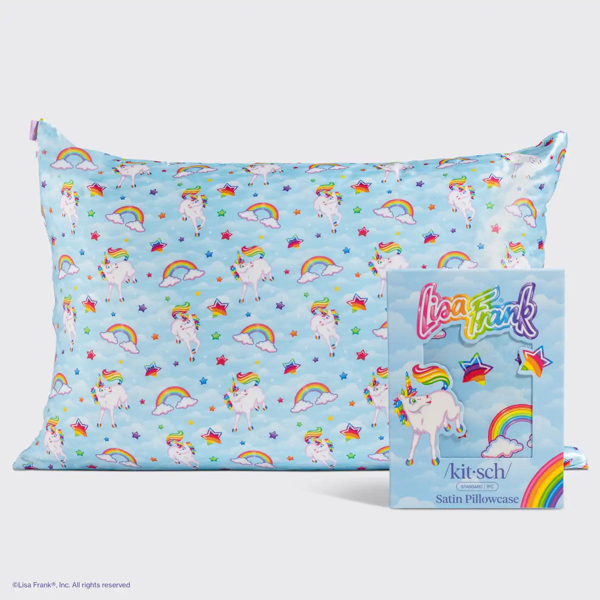 Lisa Frank x Kitsch Satin Pillowcase in Markie™ 4 Pack