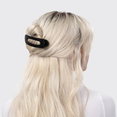 Black & Tort Flat Lay Claw Clips 2pc Set
