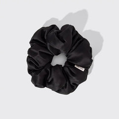 Black Satin Pillow Scrunchies® 4pc Set