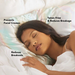 Satin Pillowcase in Aura 2 Pack