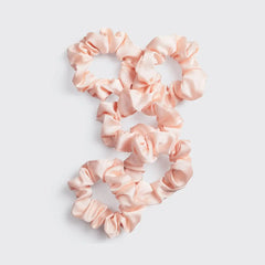 Satin Sleep Scrunchies - Blush