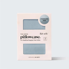 Satin Pillowcase in Haze Blue 2 Pack