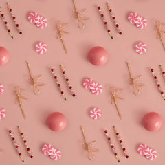 Red, Pink, & Green Gemstone and Bow Bobby Pins