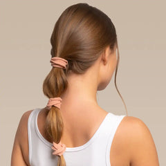Blush Petal Hair Elastics