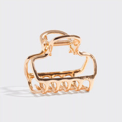 Gold Metal Cloud Claw Clip
