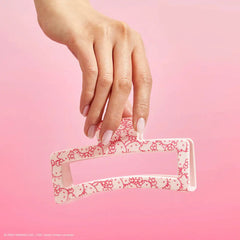 Kitsch x Hello Kitty Jumbo Claw Clip in Pink Kitty Faces