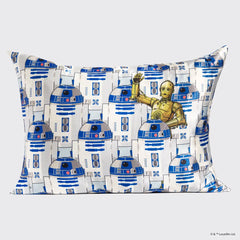Star Wars™ & Kitsch Satin Pillowcase in R2-D2 & C-3PO 2 Pack