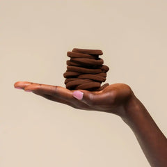 Chocolate Seamless Hair Elastics 20pc Set
