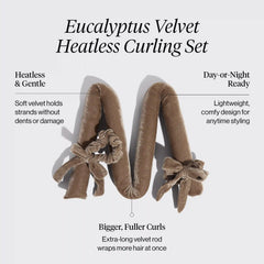 Eucalyptus Velvet XL Heatless Curling Set