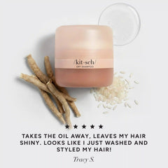 Light Volumizing Rice Protein Dry Shampoo with Puff