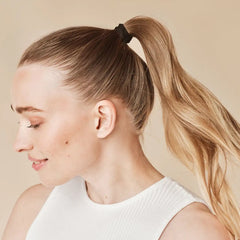 Black Elastic Hair Ties 20pc Set